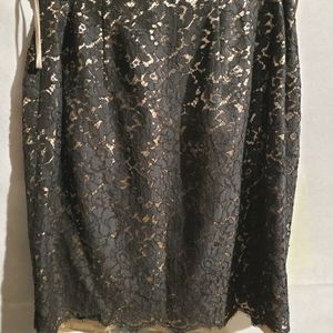 Beautiful lace Black Skirt